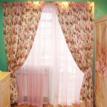Tende delicate in stile provenzale