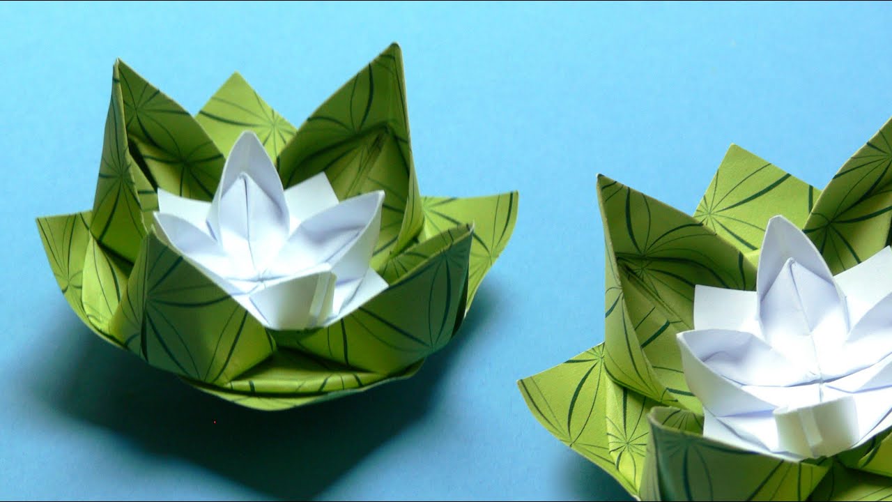 foto di ninfea origami