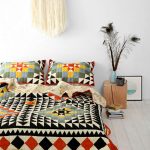 patchwork nella foto di interior design