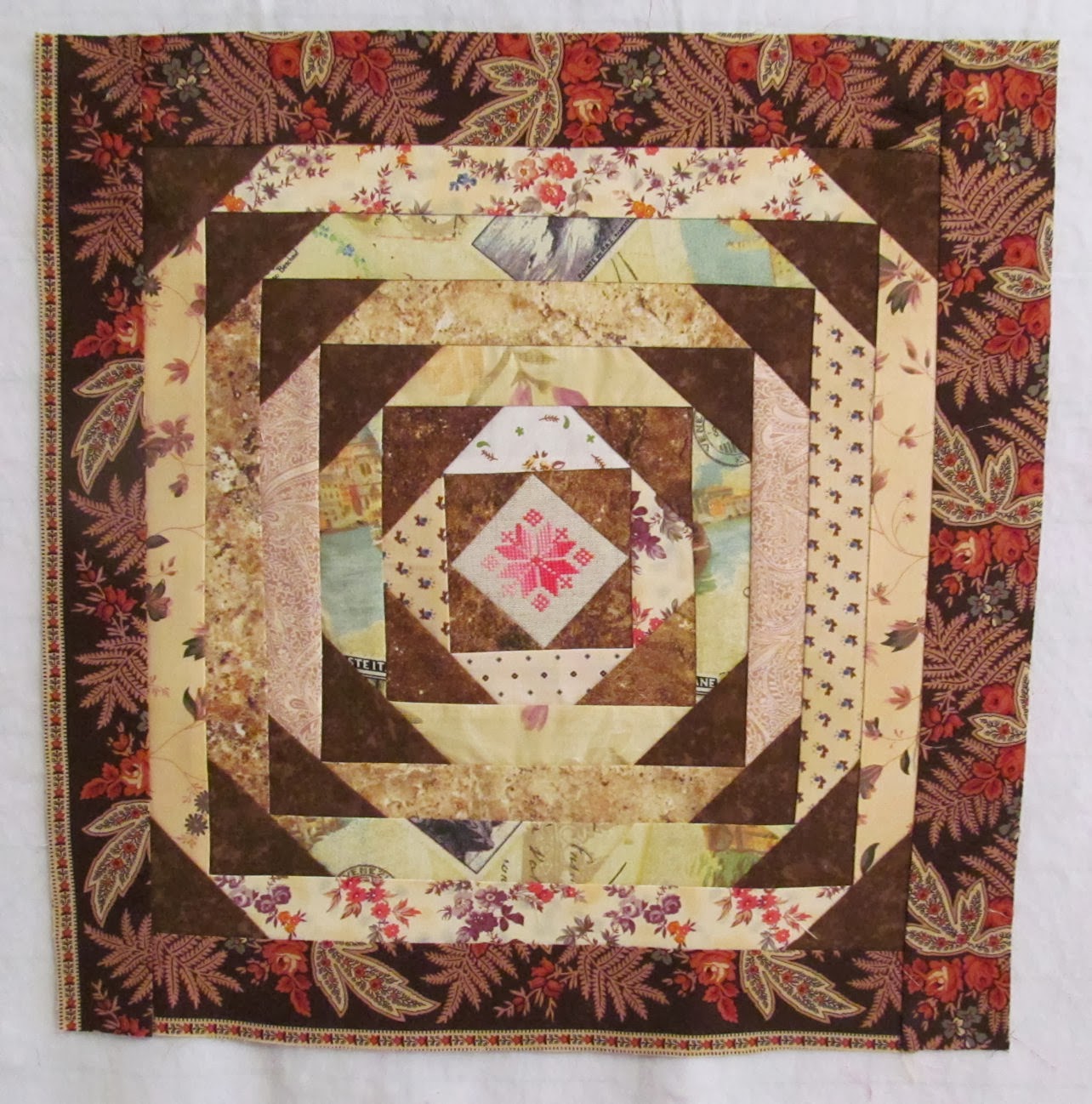 patchwork quadrato russo