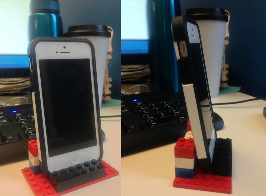 supporto per telefono Lego