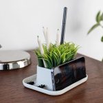 supporto per telefono in erba