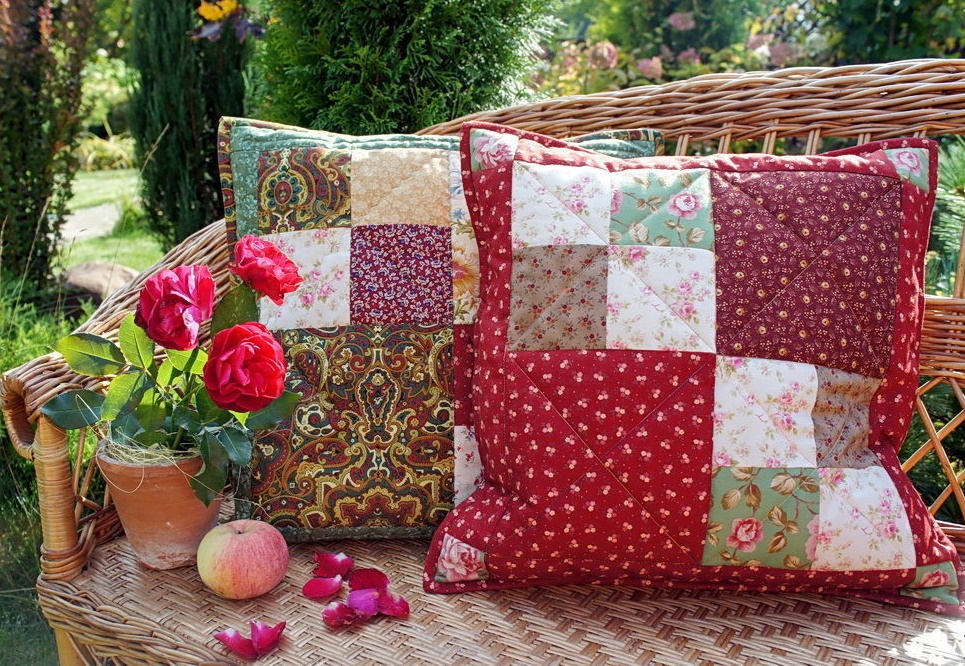idee per cuscini patchwork