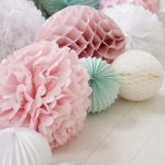 pompon da tovaglioli di design per la decorazione