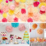 pompon da tovaglioli di design per la decorazione