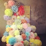pompon da idee di tovaglioli di design per decorazioni