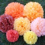 pompon da idee decorative per tovaglioli di design