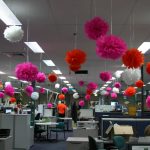 pompon da idee per tovaglioli di design per interni
