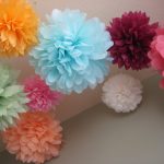 pompon da foto di design di tovaglioli di design