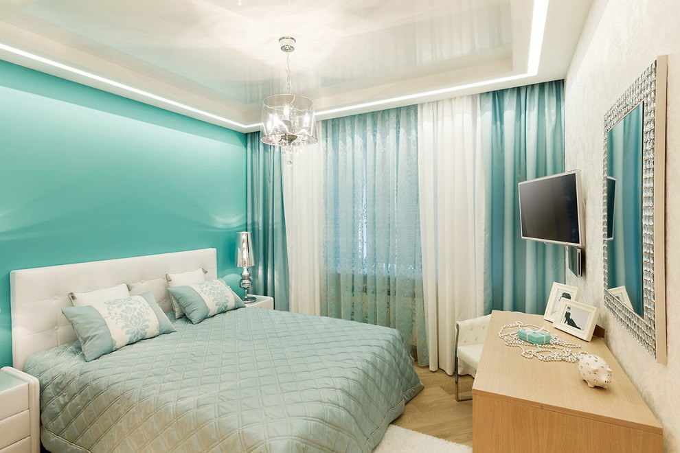 idee per cucire tende per la progettazione della camera da letto