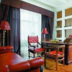 tende jacquard nello studio
