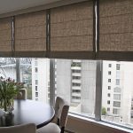 Római rolók vastag szövetpanelekkel