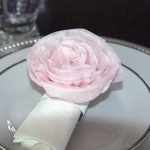 rose dal design dei tovaglioli