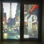 Le tende a rullo possono essere realizzate con un motivo 3D della tua città preferita