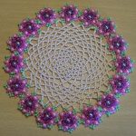 decorazione di tovaglioli con perline