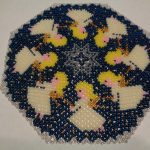 tovaglioli con perline, decorazioni fotografiche