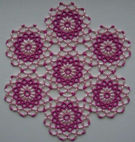 idee di design per tovaglioli con perline