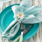idee origami per apparecchiare la tavola con tovaglioli