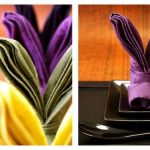 idee di design origami per tovaglioli da tavola