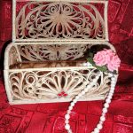 idee per decorazioni con scatole di iuta