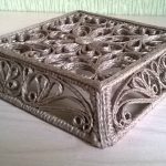 idee per decorazioni con scatole di iuta