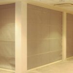 foto dell'interno della tenda tagliafuoco