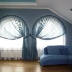 tende ad arco in stile moderno