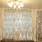 foto di interni di tende in voile