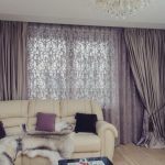 idee per interni con tende in voile