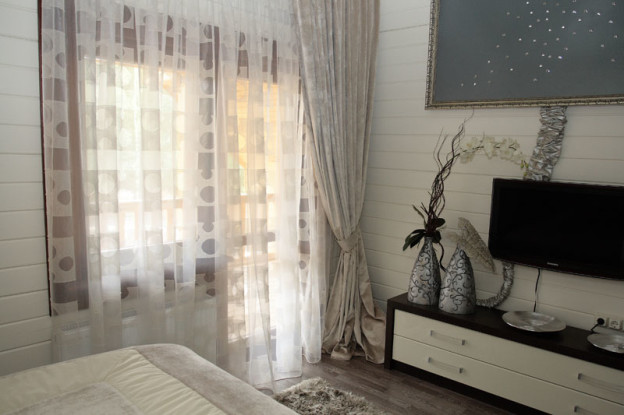 tende in voile design d'interni