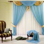 tende in voile con un lussuoso lambrequin