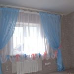 tende in voile nella cameretta dei bambini