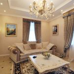 idee per interni classici moderni con tende
