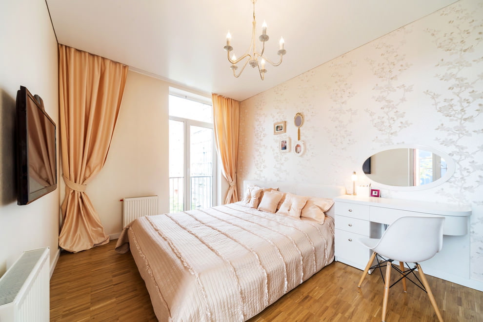 idee per tende in camera da letto foto