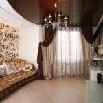 tende nel soggiorno design elegante