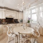 Cucina angolare in stile classico