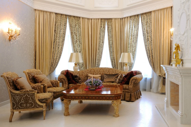 idee di design per tende classiche moderne