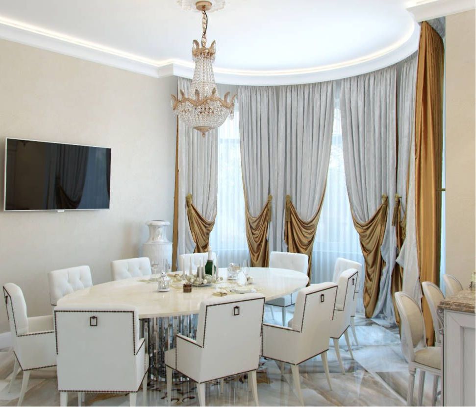 tende classiche moderne design per interni