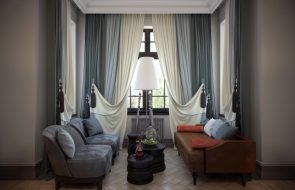 moderne klassiske gardiner interiørdesign