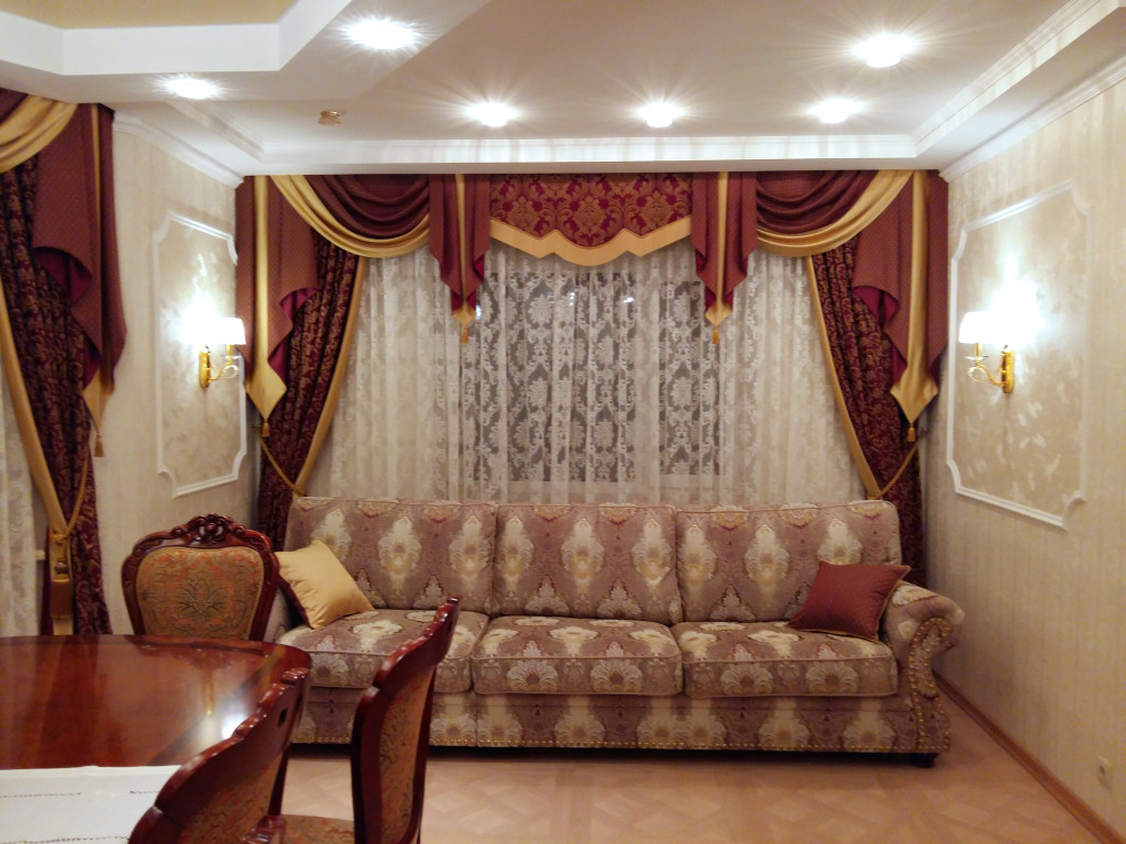 design moderno delle tende classiche