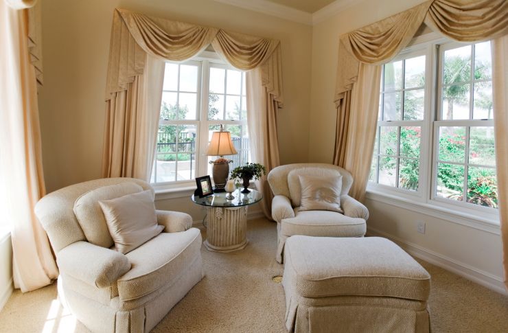 foto di design di tende classiche moderne