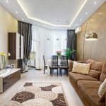 tende moderne per il design degli interni del soggiorno