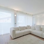 tende moderne per la sala bianche