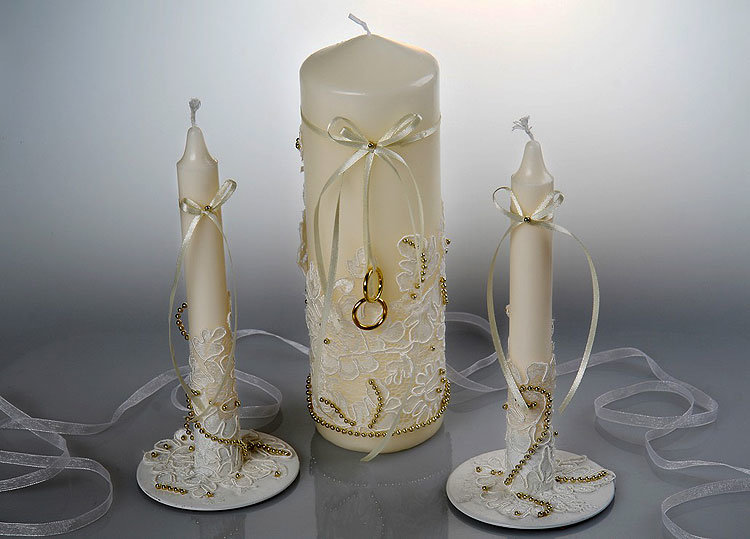 design di decorazioni con candele per matrimoni