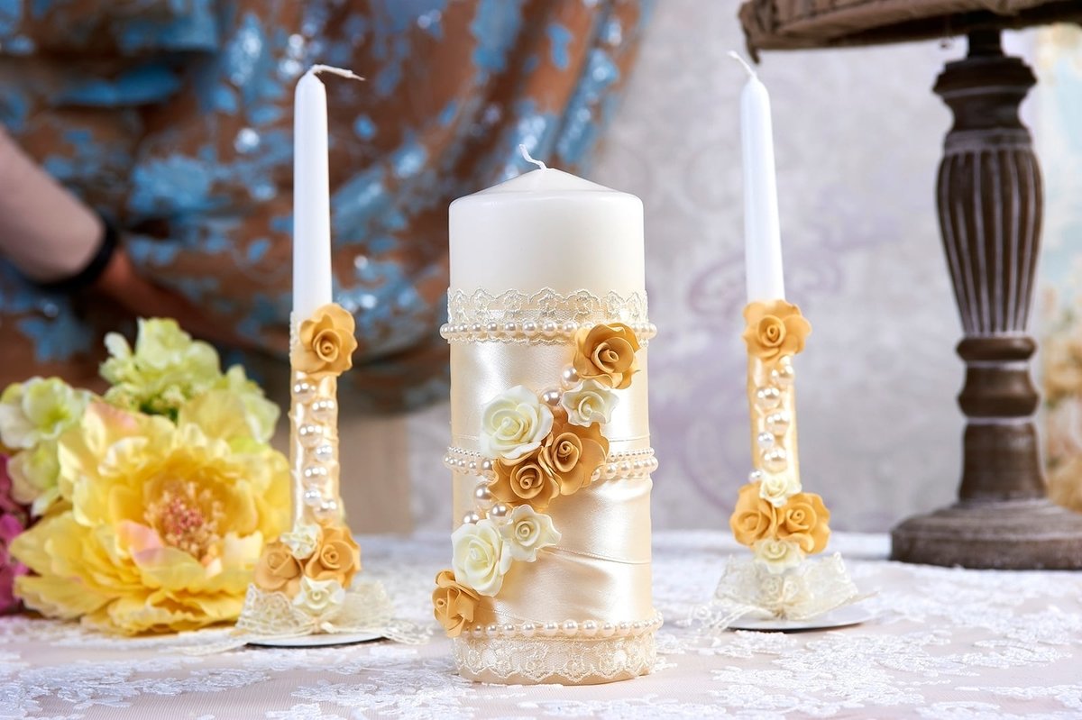 decorazioni con candele per matrimoni