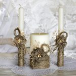 Idee fai da te per candele nuziali