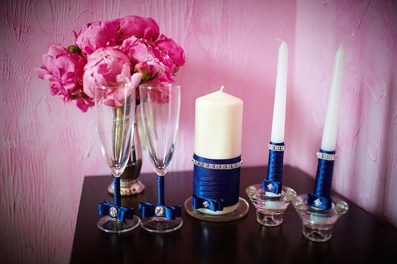 idee per candele da matrimonio