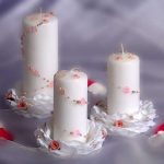 idee di design per candele nuziali