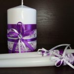 decorazioni fotografiche con candele per matrimonio