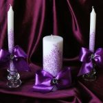 idee per candele nuziali